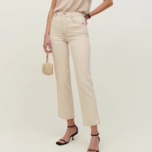 Reformation Cowboy High Rise Straight Jeans